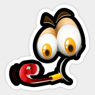 Funny Face Sticker